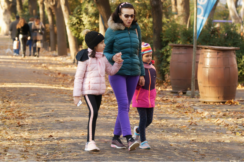 Mother with Daughters